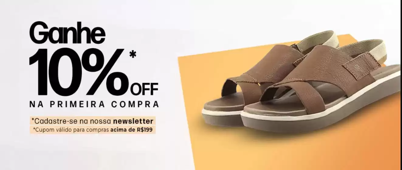 Ganhe 10% off!