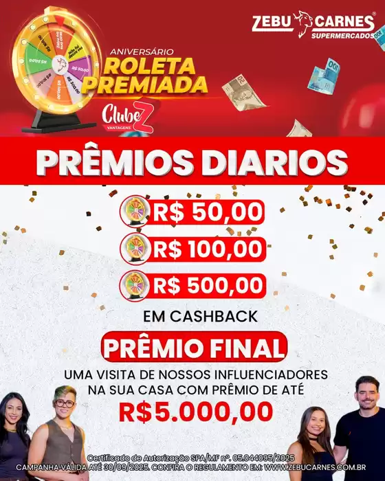Catálogo Zebu Carnes Supermercados | Nossas melhores ofertas para você | 2025-09-02T00:00:00.000Z - 2025-09-30T00:00:00.000Z