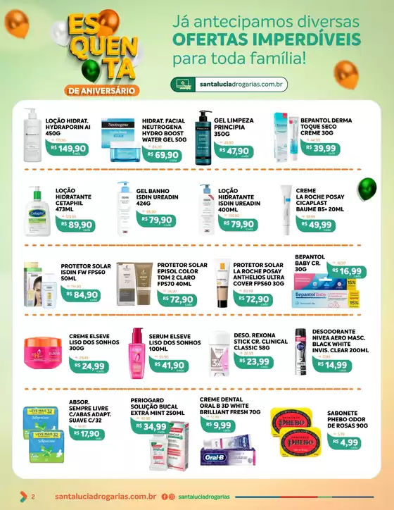Ofertas especiais atraentes para todos