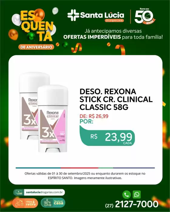 Catálogo Farmácia Santa Lúcia em Mirante | Ótima oferta para todos os clientes | 2025-09-02T00:00:00.000Z - 2025-09-30T00:00:00.000Z