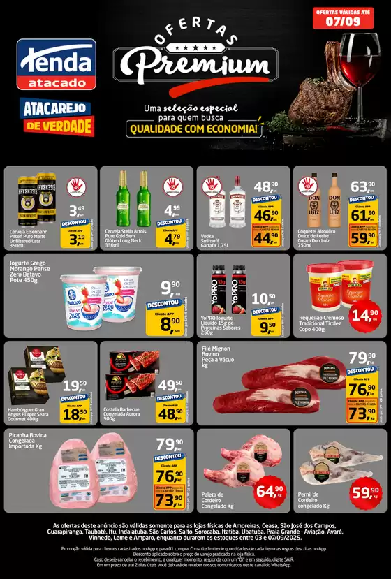 Catálogo Tenda Atacado em Carapicuíba | OFERTAS PREMIUM | 2025-09-03T00:00:00.000Z - 2025-09-07T00:00:00.000Z