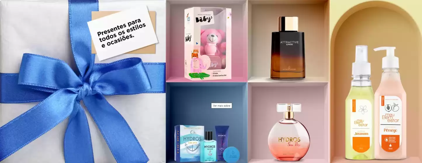 Presentes para todas os estilos e ocasioes !