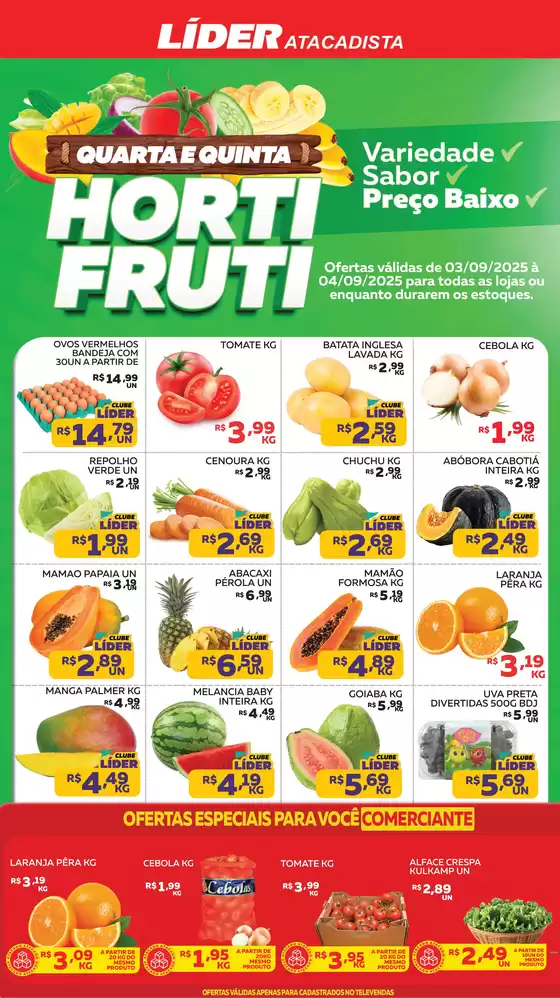 Catálogo Líder Atacadista | QUARTA E QUINTA DO HORTIFRÚTI | 2025-09-03T00:00:00.000Z - 2025-09-04T00:00:00.000Z