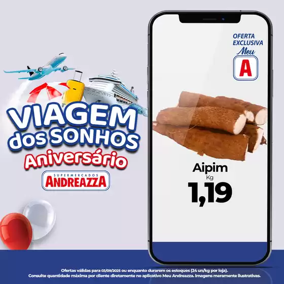 Catálogo Supermercados Andreazza em Valparaíso de Goiás | Melhores ofertas e descontos | 2025-09-03T00:00:00.000Z - 2025-09-03T00:00:00.000Z