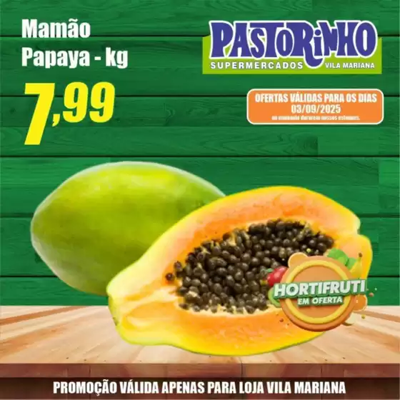 Catálogo Supermercado Pastorinho em São Paulo | Ofertas para caçadores de pechinchas | 2025-09-03T00:00:00.000Z - 2025-09-03T00:00:00.000Z