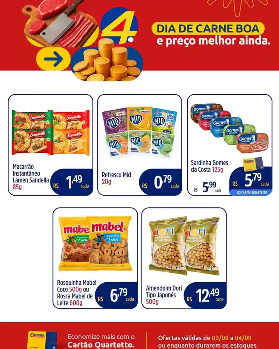 Encarte Quartetto Supermercados
