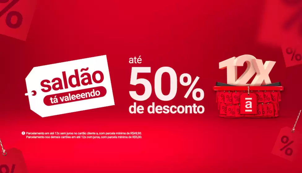 Grandes descontos em produtos selecionados