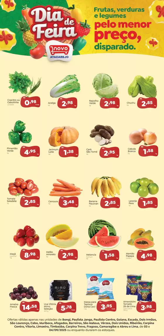 Pechinchas e ofertas atuais