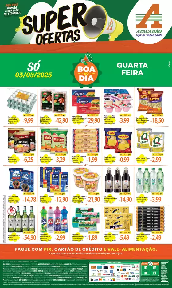 Catálogo Atacadão em Cabo de Santo Agostinho | Ofertas e promoções atuais | 2025-09-03T00:00:00.000Z - 2025-09-03T00:00:00.000Z