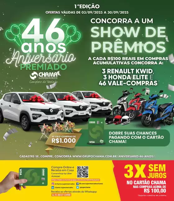 Revista de Aniversário 46 Anos – Chama Supermercados