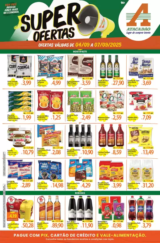 Pechinchas e ofertas atuais