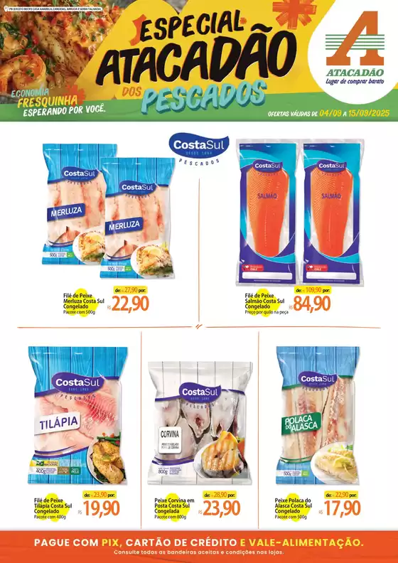 Catálogo Atacadão em Cabo de Santo Agostinho | Melhores ofertas para todos os caçadores de pechinchas | 2025-09-04T00:00:00.000Z - 2025-09-15T00:00:00.000Z