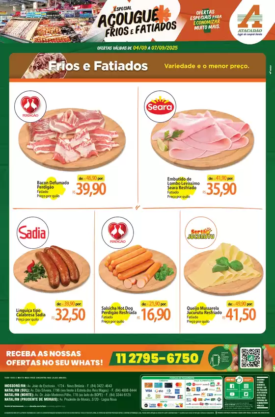 Promoções especiais em andamento