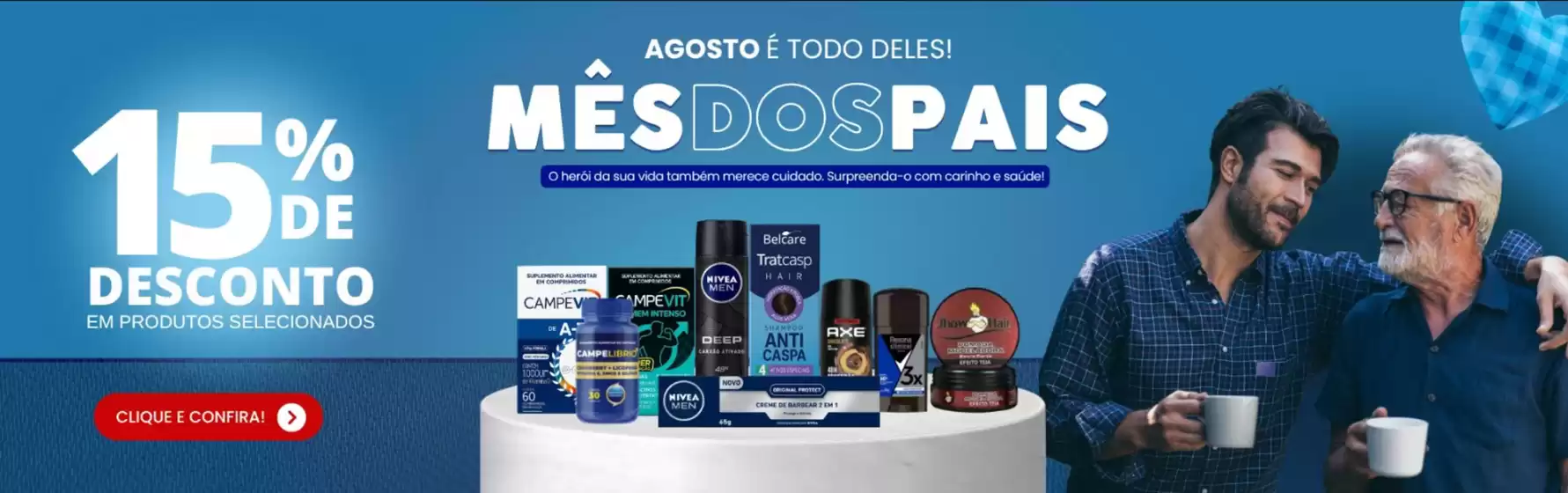 Drogarias Campeã promociones 15% dcto!