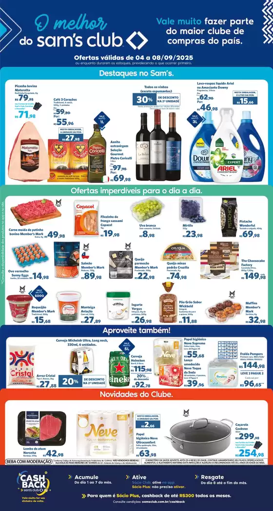 Catálogo Sam's Club em Capitão Poço | OFERTAS FIM DE SEMANA | 2025-09-05T00:00:00.000Z - 2025-09-08T00:00:00.000Z