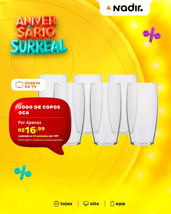 Ofertas exclusivas para nossos clientes