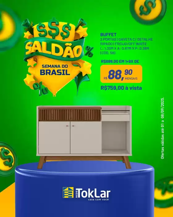 Catálogo Toklar em Belo Horizonte | Encarte Toklar | 2025-09-05T00:00:00.000Z - 2025-09-08T00:00:00.000Z
