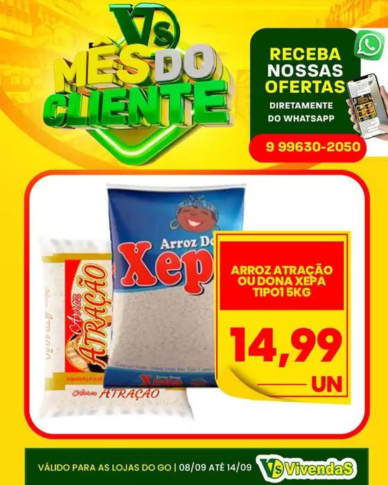 Catálogo Vivendas Supermercado em São Bernardo do Campo | Mês Do Cliente | 2025-09-08T00:00:00.000Z - 2025-09-14T00:00:00.000Z
