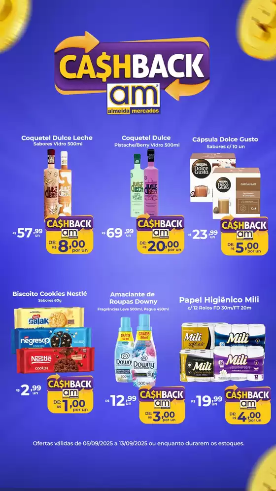 Catálogo Almeida Mercados em São Bernardo do Campo | Cashback Almeida  | 2025-09-08T00:00:00.000Z - 2025-09-13T00:00:00.000Z