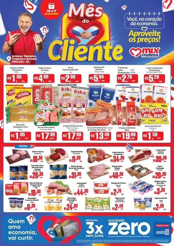 Catálogo Supermercados Mateus em Brumadinho | Mês do Cliente regular | 2025-09-08T00:00:00.000Z - 2025-09-11T00:00:00.000Z