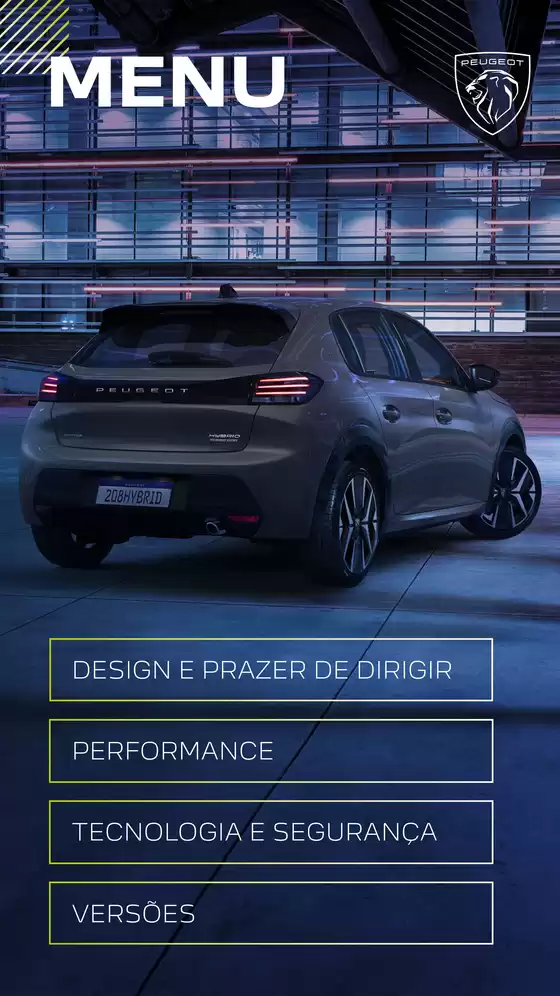 NOVO PEUGEOT 208
