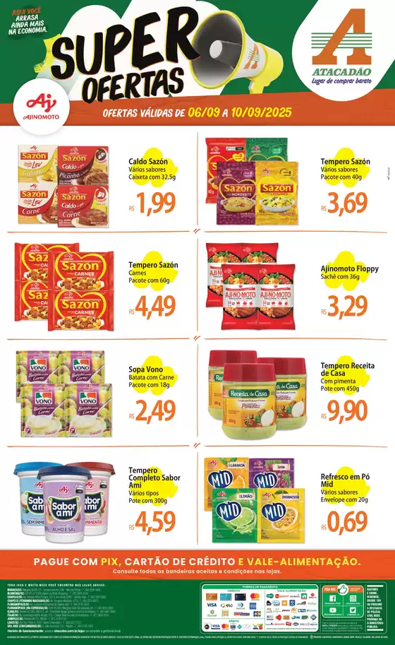 Descontos e promoções