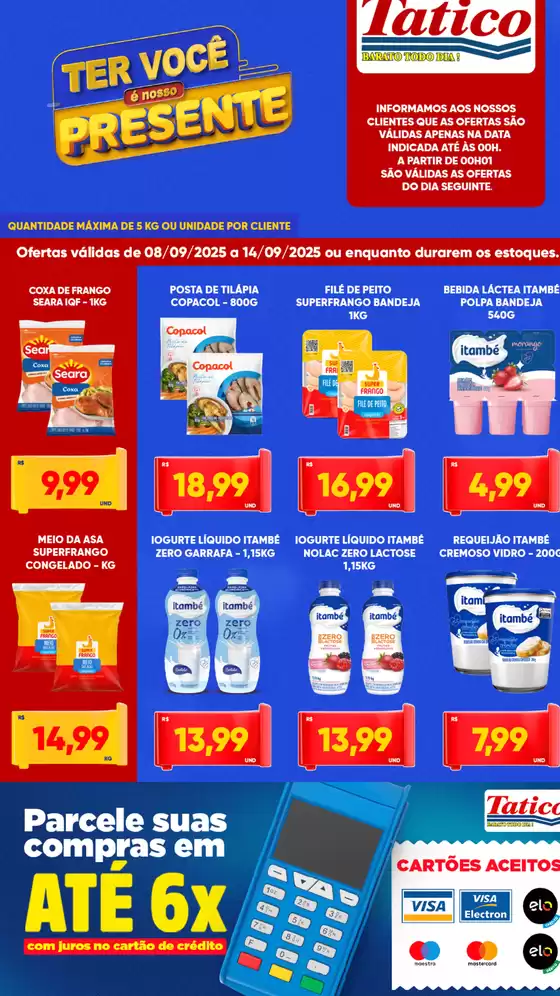 Descontos e promoções