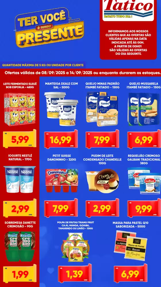 Descontos e promoções