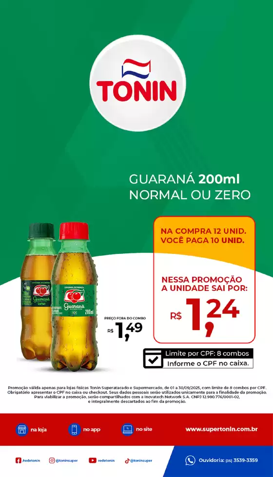 OFERTA GUARANÁ 200ml