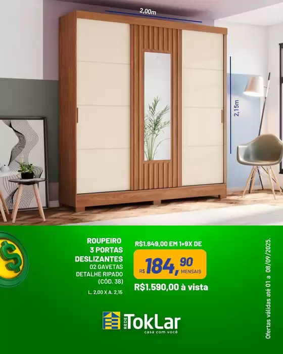 Catálogo Toklar em Sorriso | Grandes descontos em produtos selecionados | 2025-09-08T00:00:00.000Z - 2025-09-08T00:00:00.000Z