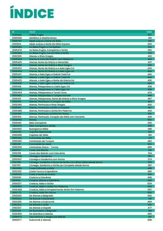 Catálogo Europamundo Vacaciones em Diadema | Ofertas exclusivas | 2025-09-09T00:00:00.000Z - 2027-12-31T00:00:00.000Z
