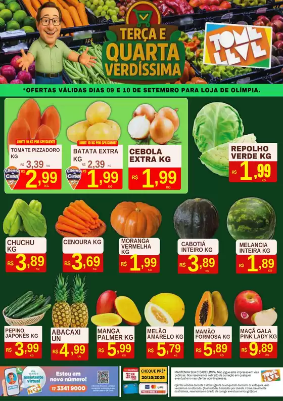 Catálogo Tome Leve em Igarapé | Descubra ofertas atraentes | 2025-09-09T00:00:00.000Z - 2025-09-10T00:00:00.000Z
