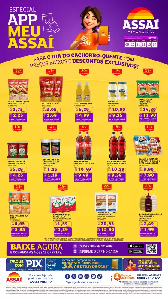 Descontos e promoções