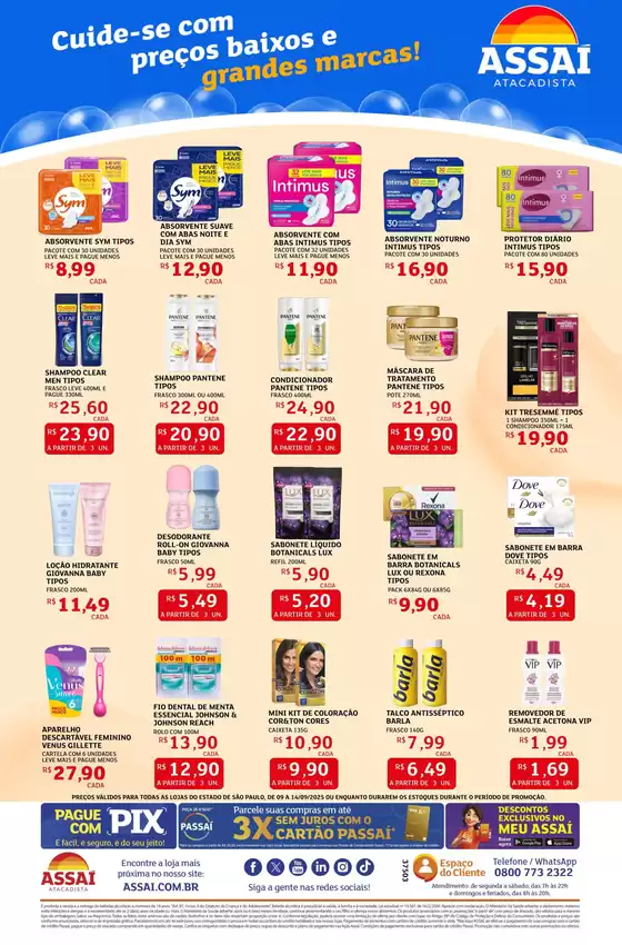 Promoções especiais em andamento
