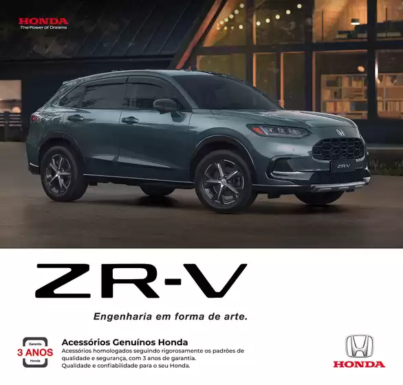 Catálogo Honda em Biquinhas | 04 Catalogo de Acessorios ZR V | 2025-09-09T00:00:00.000Z - 2025-12-31T00:00:00.000Z
