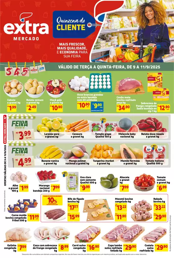 Catálogo Mercado Extra em Petrópolis | Descontos e promoções | 2025-09-09T00:00:00.000Z - 2025-09-11T00:00:00.000Z