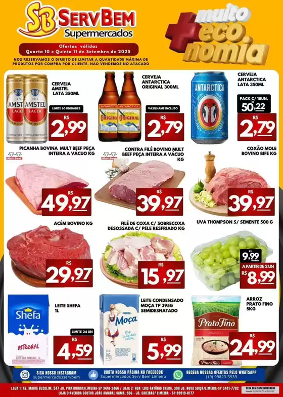 Catálogo ServBem | Encarte ServBem | 2025-09-10T00:00:00.000Z - 2025-09-11T00:00:00.000Z