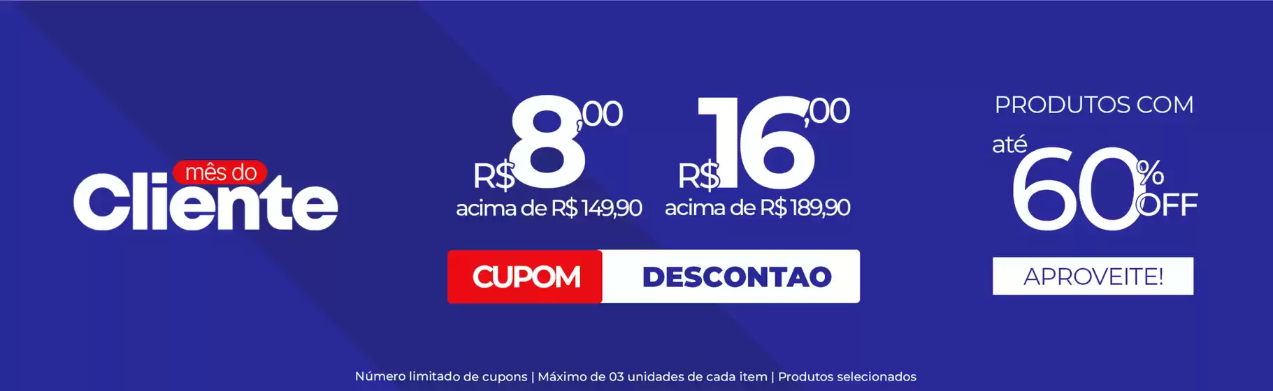 Ótima oferta para todos os clientes