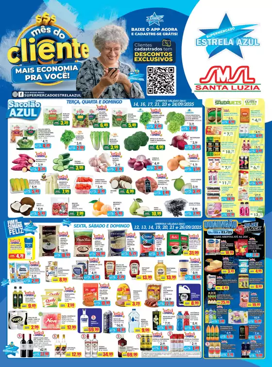 Folheto Supermercado Estrela Azul