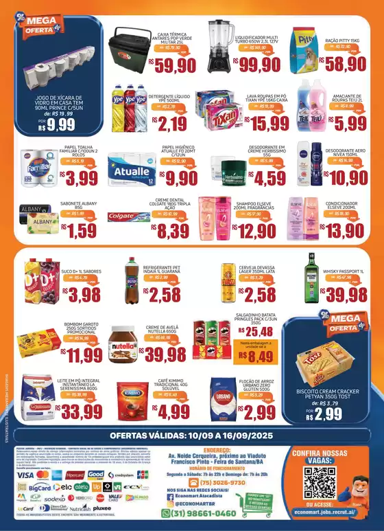 Ofertas e promoções atuais