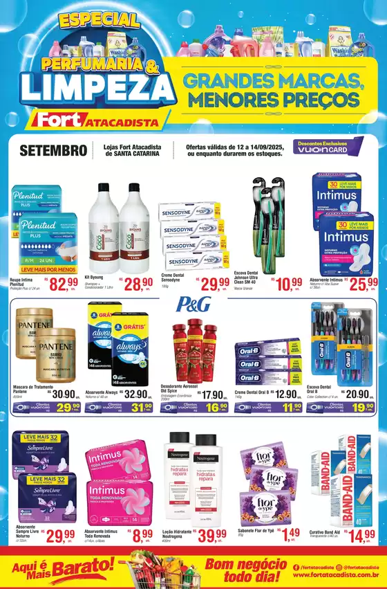 Catálogo Fort Atacadista em Itajaí | SC FORT Perfumaria Limpeza 12 a 14 Set 25 | 2025-09-12T00:00:00.000Z - 2025-09-14T00:00:00.000Z