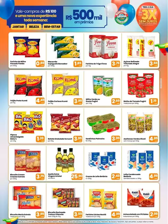 Ofertas especiais para você