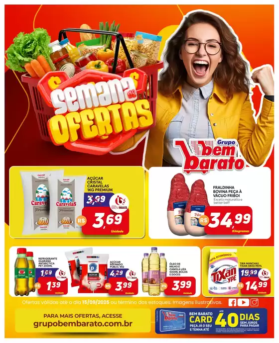Ofertas especiais atraentes para todos
