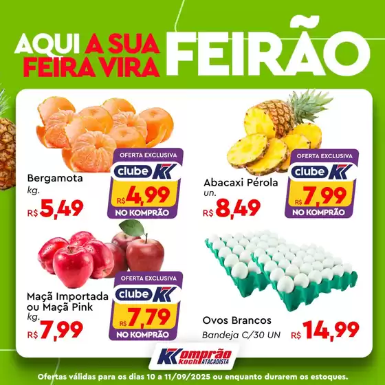 Ofertas especiais atraentes para todos