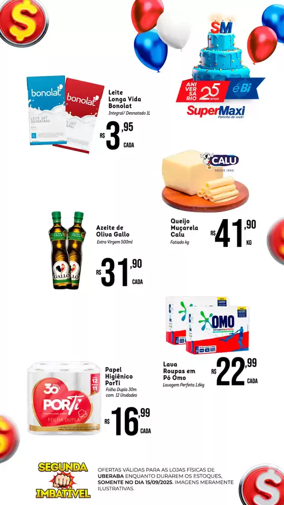 Catálogo SuperMaxi | Segunda Imbartível | 2025-09-15T00:00:00.000Z - 2025-09-15T00:00:00.000Z