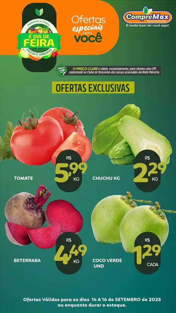 Catálogo CompreMax em Ijuí | E Dia De Feira | 2025-09-15T00:00:00.000Z - 2025-09-18T00:00:00.000Z