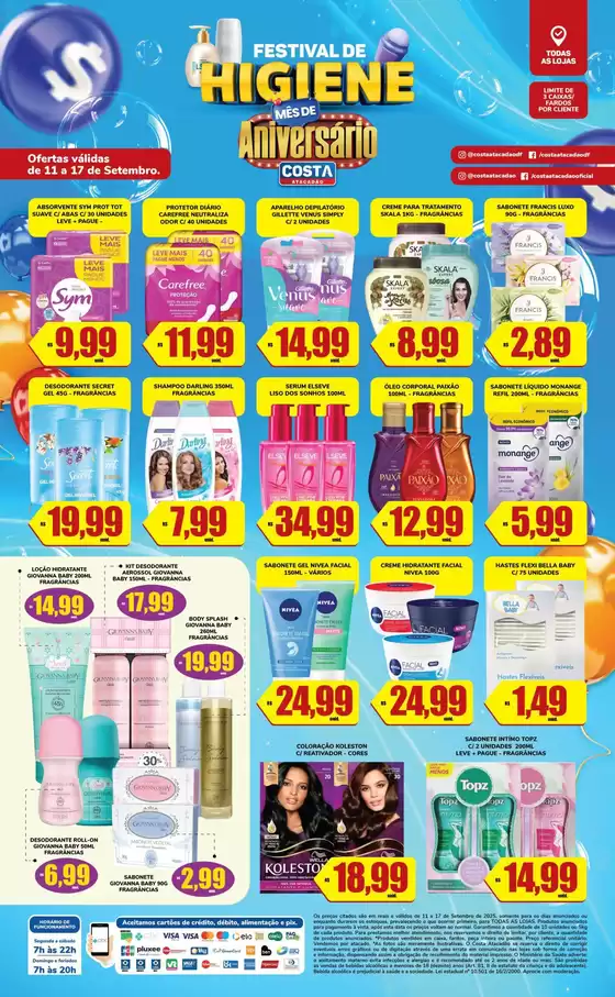 Catálogo Costa Atacadão | Ofertas exclusivas | 2025-09-15T00:00:00.000Z - 2025-09-17T00:00:00.000Z