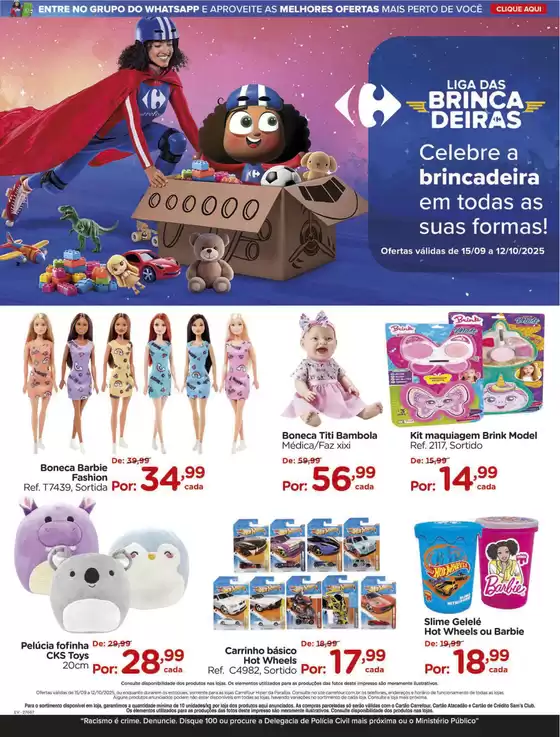 Catálogo Carrefour em Gravataí | Ofertas para caçadores de pechinchas | 2025-09-15T00:00:00.000Z - 2025-10-12T00:00:00.000Z