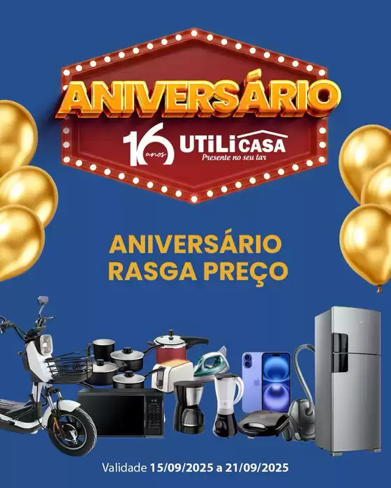Catálogo Utilicasa em São Paulo | Ótima oferta para caçadores de pechinchas | 2025-09-15T00:00:00.000Z - 2025-09-21T00:00:00.000Z