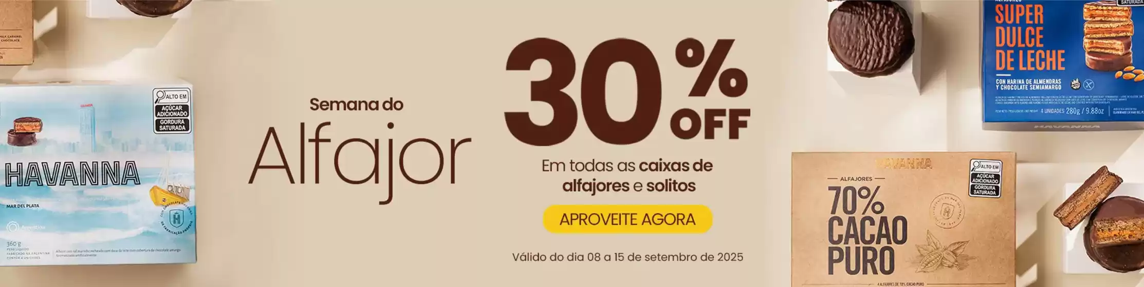 Catálogo Havanna em Suzano | Semana De Alfajor | 2025-09-15T00:00:00.000Z - 2025-09-15T00:00:00.000Z